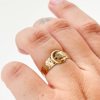 Belt Ring | 9ct Gold | Size N | 1.9g