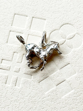 Horse Charm | 925 Silver | 25mm × 20mm | 3.30g