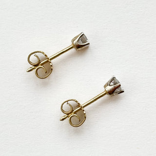 Diamond Stud Earrings | 14ct Gold | 1.09g