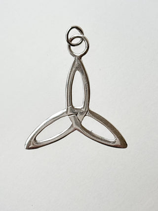 Trinity Pendant | Cable Link Chain | 925 Silver | 1.30g
