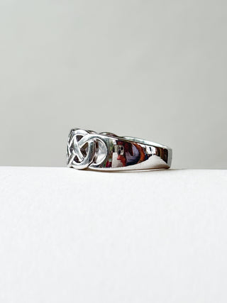Solva Celtic Band | Sterling Silver | Size J | 2.79g