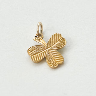 Green Shamrock Charm | 9ct Gold | 2g