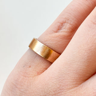 Rose Gold Hue Band | 9ct Gold | Size K½ | 3.35g