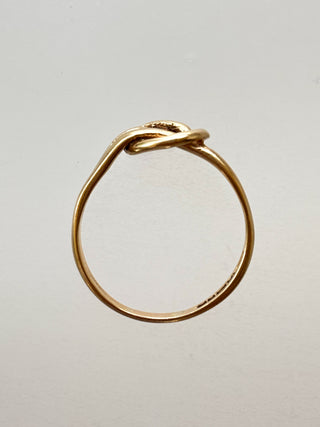 Gold Knot Ring | 9ct Gold | Size Q | 2.20g