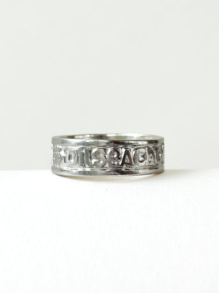 Gaeilge Friendship, Love & Loyalty Ring | 925 Silver | Size L½ | 4.77g