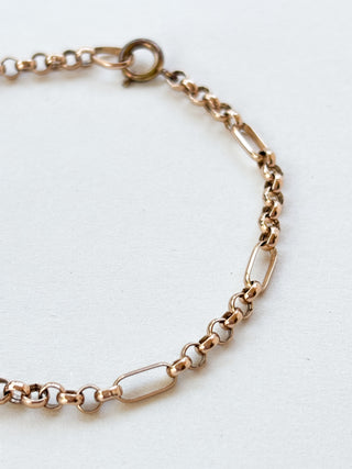 Bolt Clasp Bracelet | 9ct Gold | 7.6-Inch | 2.12g