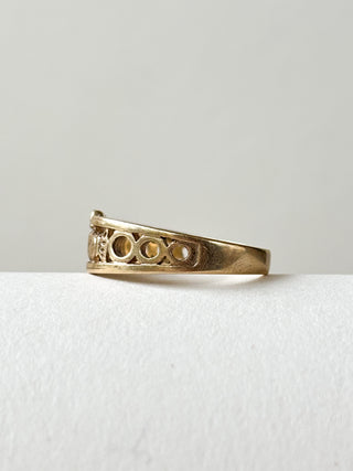 Claddagh Insert Ring | 9ct Gold | Size O½ | 2.82g