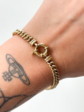 Curb Link Bracelet | 9ct Gold | 9.38g | 8.66in
