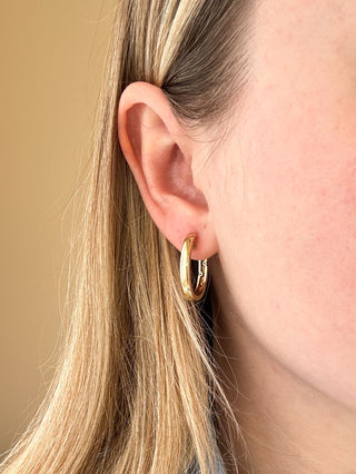 Diamond Hoop Earrings | 9ct Gold | 5.50g
