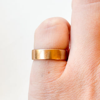 Rose Gold Hue Band | 9ct Gold | Size K½ | 3.35g