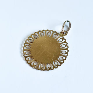 Miraculous Mary Frilly | 9ct Gold | 2.28g | 18inch fine cable link chain