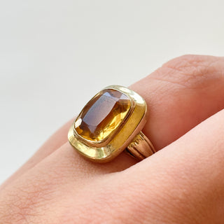 Citrine Statement Ring | 8ct Gold | Size K | 3.3g
