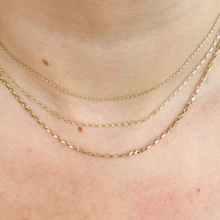 Heavy cable link chain | 9ct | 18inch | 3.23g