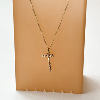 Corkscrew Pendant | 9ct Gold | 1cm x 2cm | 0.68g (1.79g with Chain)