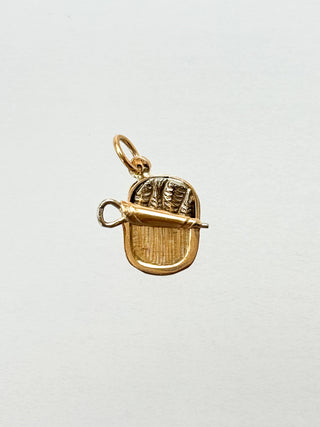 Tin of Sardines| 19ct Gold | 18-Inch Anchor Diamond Chain | 1.35g (Charm Only)