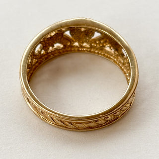 Claddagh Indent | 9ct Gold | Size X | 4.32g