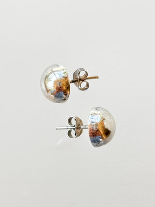 Domed Stud Earrings | 925 Silver | 1.99g
