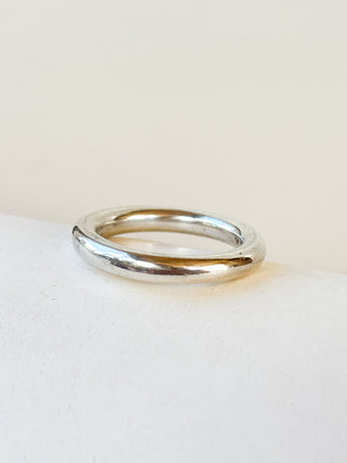 Donut Ring | Sterling Silver | 8.80g | Size U