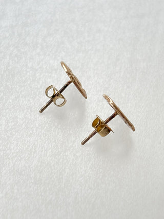 Claddagh Stud Earrings | 9ct Gold | 0.83g