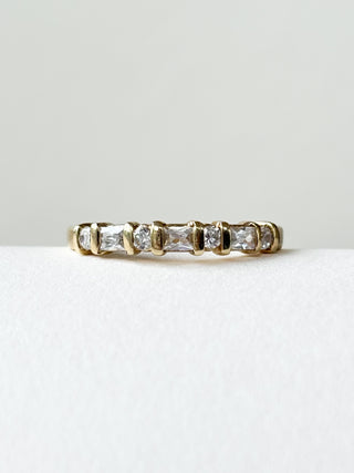 CZ Eternity Ring | 9ct Gold | Size N½ | 1.78g