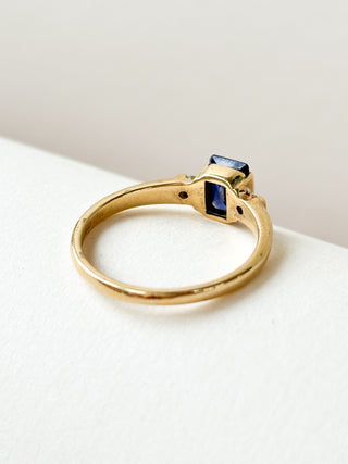 CZ Tanzanite Ring | 9ct Gold | Size Q½ | 2.88g