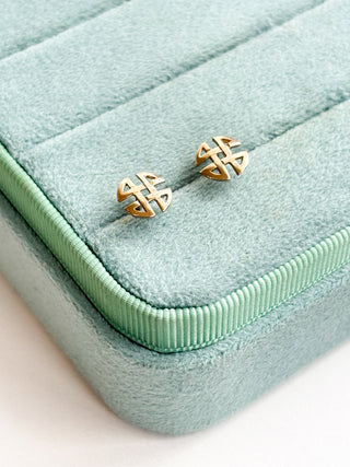 Celtic Knot Stud Earrings | 9ct Gold | 0.59g