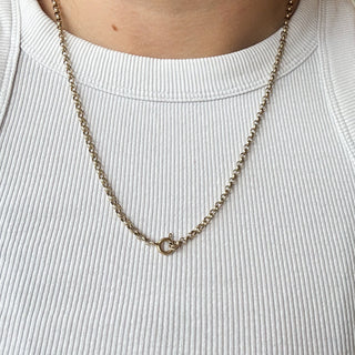 Heavy Cable Link Chain | 9ct Gold | 11.80g | 21.5in