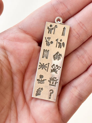Icons of Ireland Panel Pendant | Sterling Silver | 9.05g | 18/20Inch Chain, 1.50g