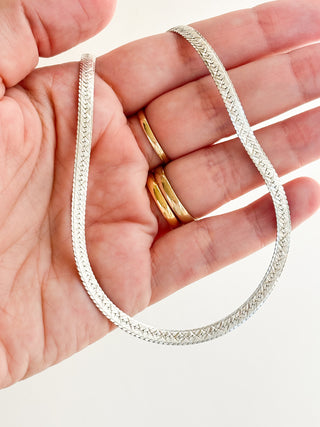 Snake Chain Necklace | 925 Silver | 18-Inch | 10.72g