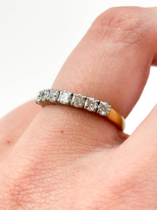 Diamond Eternity Ring | 18ct Gold | Size O | 3.22g