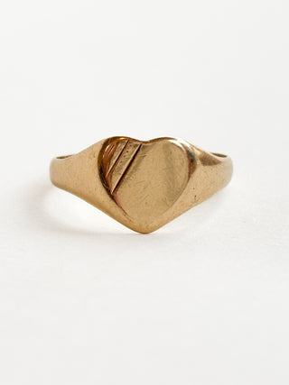 Heart Signet | 9ct | M | 1.36g