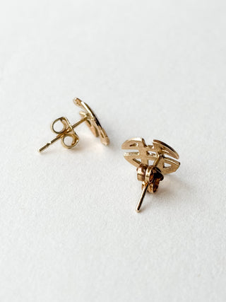Celtic Knot Stud Earrings | 9ct Gold | 0.59g