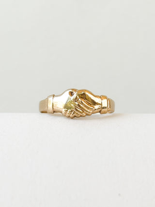 Fede Ring | 9ct Gold | Size R | 2.17g