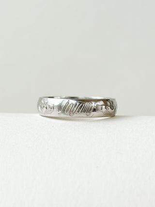 Friendship, Love & Loyalty Ring | 14ct White Gold | Size M | 3.15g