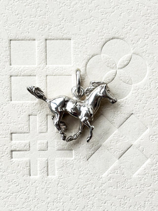 Horse Charm | 925 Silver | 25mm × 20mm | 3.30g