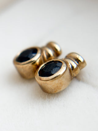 Sapphire Stud Earrings | 9ct Gold | 1.01g