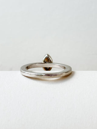 Bezel Set Marquis CZ Ring | 925 Silver | Size L | 3.45g