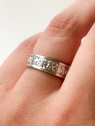 Gaeilge Friendship, Love & Loyalty Ring | 925 Silver | Size L½ | 4.77g