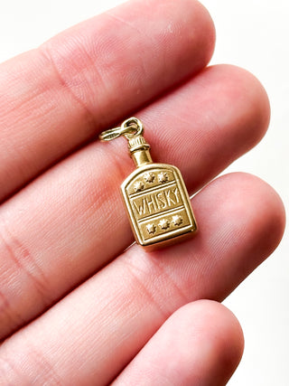 Whiskey Pendant | 14ct Gold | 20mm × 8mm | 1.41g