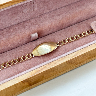 Cable Link Bracelet | 9ct Gold | 7" | 6.19g