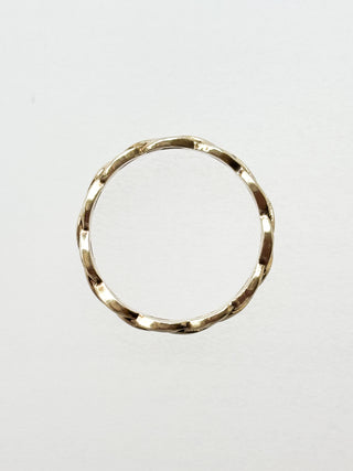 Weave Band Ring | 9ct Gold | Size L | 2.13g