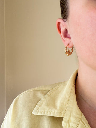 Claddagh Hoop Earrings | 9ct Gold | 2cm | 0.95g