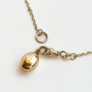 Charm necklace connected small Albert swivel clasp | 9ct | 18.5in med | 2.38g