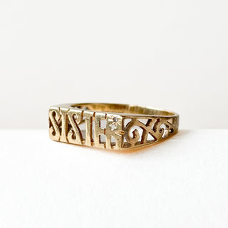 Sister Ring | 9ct Gold | Size J | 1.48g