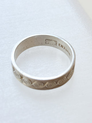 Celtic Spirals Ring | 925 Silver | Size U½ | 4.24g