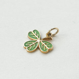 Green Shamrock Charm | 9ct Gold | 2g