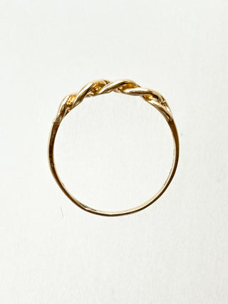 Cuban Link Ring | 9ct Gold | Size M½ | 1.48g