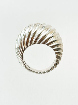 Wave Statement Ring | 925 Silver | Size M | 14.49g