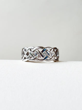 Solva Celtic Band | Sterling Silver | Size J | 2.79g