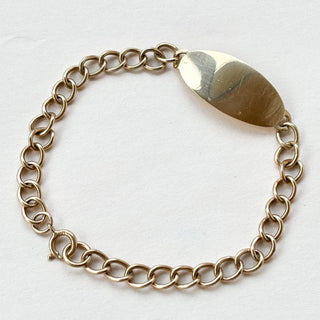 Cable Link Bracelet | 9ct Gold | 7" | 6.19g